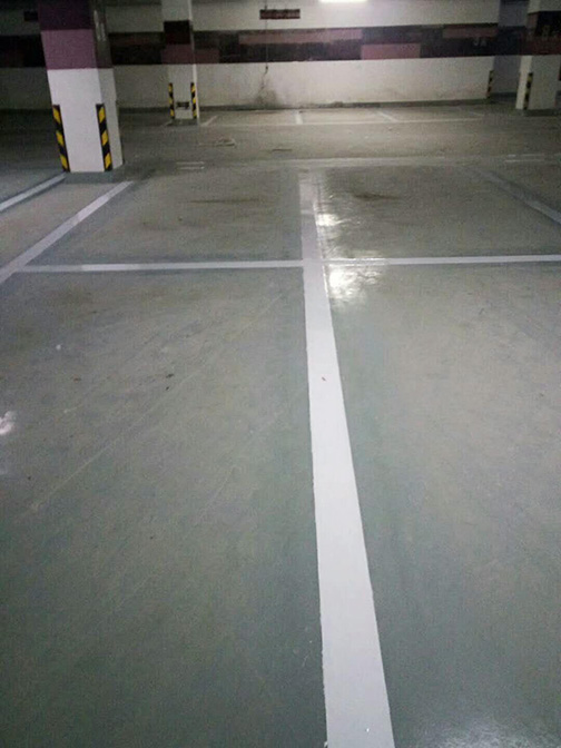 地下停车场交通标线  车位划线 热熔划线