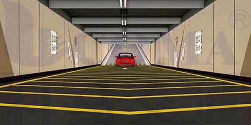地下停车场车整体规划设计--停车场出入口导视设计