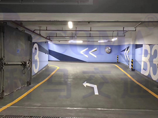 停车场设计之车库出入口导视规划设计工程实例