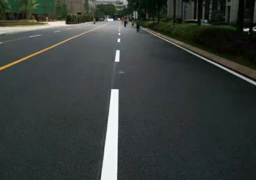 小区道路停车位交通标线 热熔反光标线划线  特制型热熔标线划线施