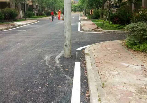 小区道路停车位交通标线 热熔反光标线划线  特制型热熔标线划线施