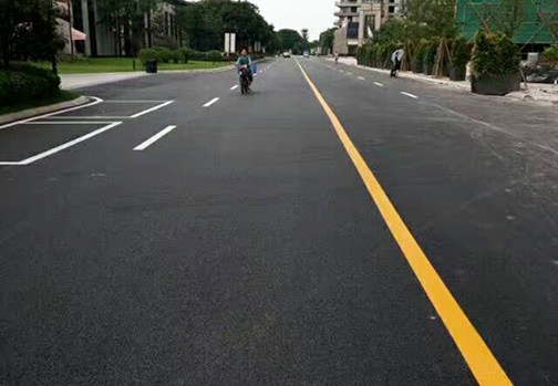 小区道路停车位交通标线 热熔反光标线划线  特制型热熔标线划线施